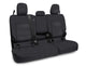 PRP 2020+ Jeep Gladiator JT Rear Bench Cover with Leather Interior - All Black - Mammoth Racing -