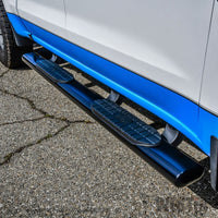 Westin 19-21 Chevrolet Silverado Crew Cab PRO TRAXX 6 Oval Nerf Step Bars - Black - Mammoth Racing -