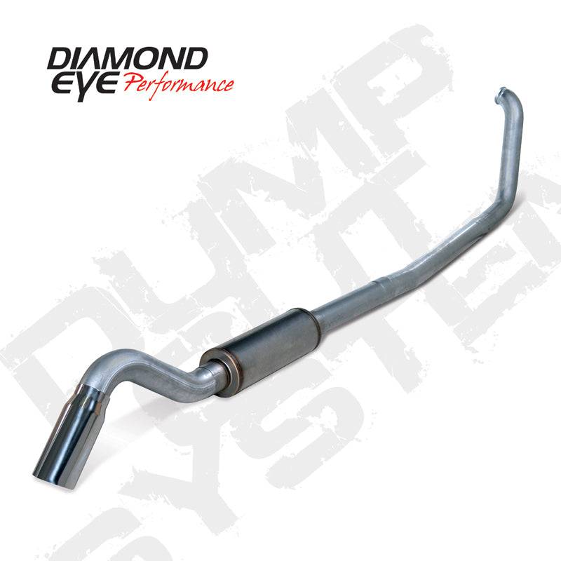Diamond Eye KIT 4in TB SGL SS: TURN DOWN 00-03 FORD 7.3L F250/F350 - Mammoth Racing -