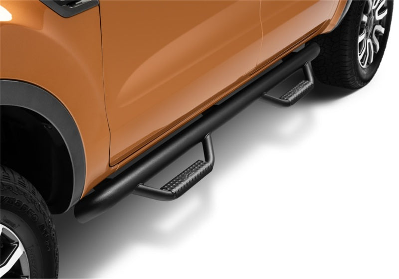 N-Fab Nerf Step 2019 Ford Ranger Crew Cab - Tex. Black - Cab Length - 3in - Mammoth Racing -