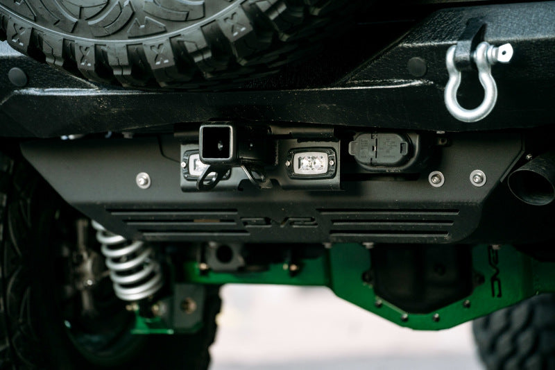 DV8 Offroad 07-21 Jeep Wrangler (JK/JL) Bolt-On Hitch w/ Lights - Mammoth Racing -