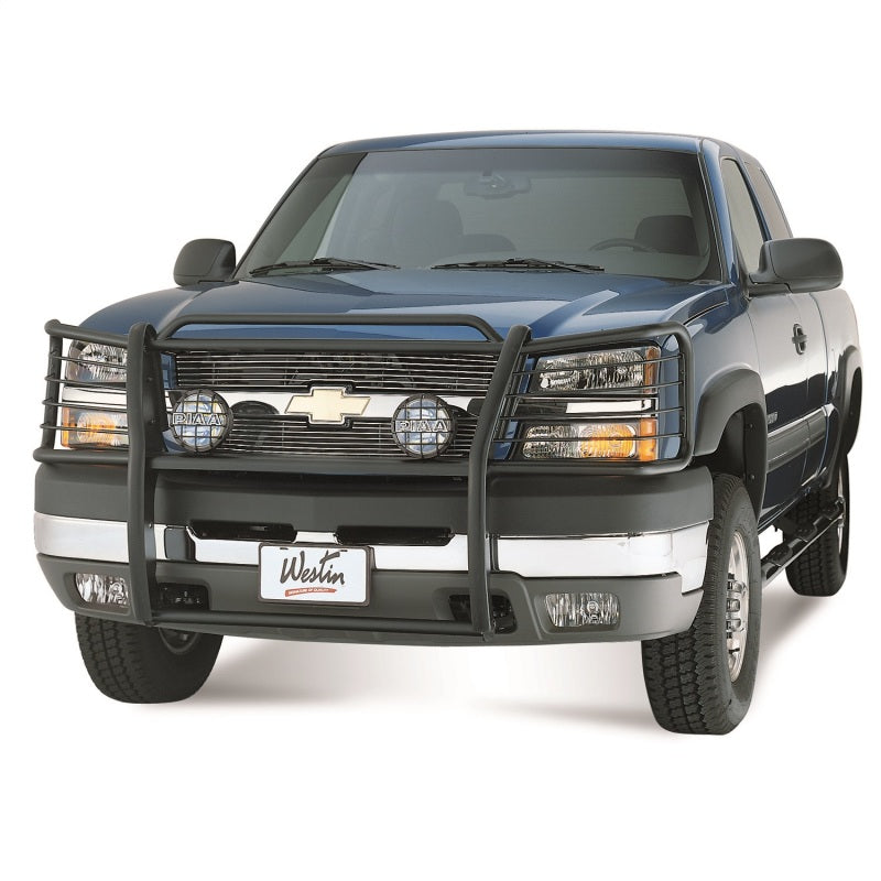 Westin 2003-2007 Chevrolet Silverado Classic 2500HD/3500 Sportsman Grille Guard - Black - Mammoth Racing -