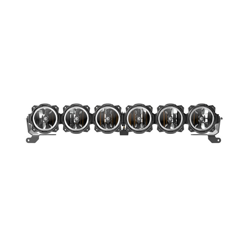 KC HiLiTES 21+ Ford Bronco 39in. Gravity LED Pro6 Light Bar Kit Front Bumper - Mammoth Racing -