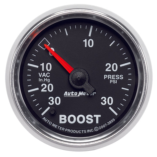 Autometer GS 30inhg-30PSI Digital Vac/Boost Gauge - My Store