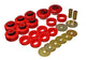 Energy Suspension 07-13 Chevrolet Silverado 1500/GMC Sierra 1500 4WD Body Mount Bushing Set - Red - Mammoth Racing -