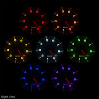 Autometer Spek-Pro Gauge Tach 2 1/16in 11K Rpm W/ Shift Light & Peak Mem Blk/Chrm - My Store
