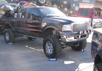 N-Fab Light Bar 99-07 Ford F250/F350 Super Duty/Excursion - Tex. Black - Light Tabs - Mammoth Racing -
