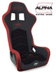 PRP Alpha Composite Seat/Extra Wide- Black/Red - Mammoth Racing -