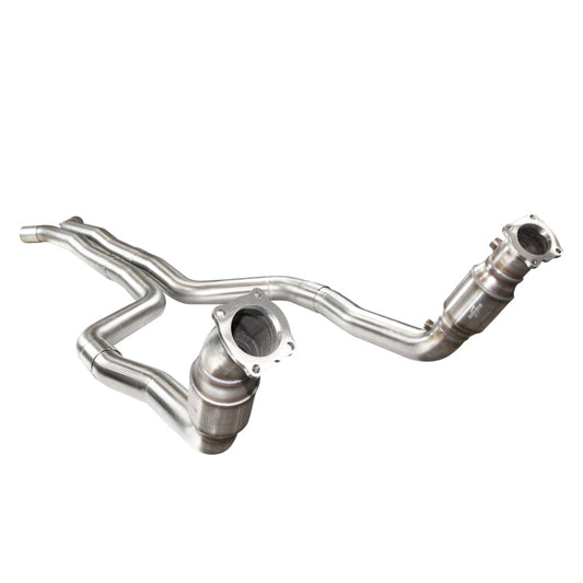 Kooks 2016+ Cadillac Ats-v 3in Green Catted Downpipes - Mammoth Racing -