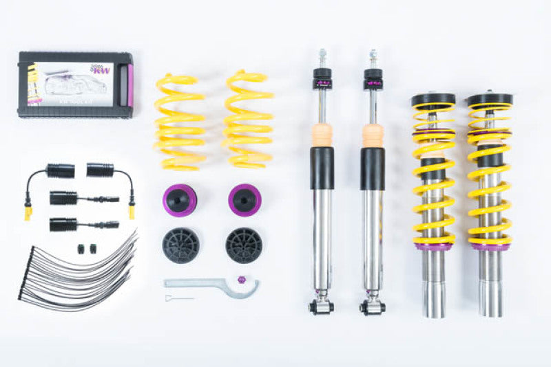 KW Coilover Kit V3 2018+ Audi S5 (B9) Coupe w/ Electronic Dampers - Mammoth Racing -