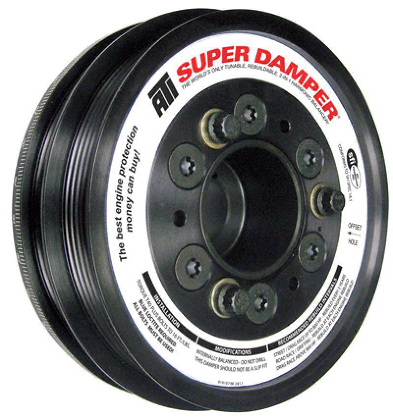ATI Damper - 6.10in - Alum - 4 & 5 Grv - Acura Nsx 3.0L - 600 HP or Less - 1Pc - My Store
