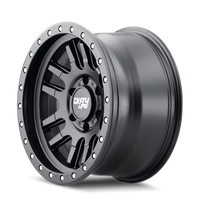 Dirty Life 9309 Canyon Pro 17x9/5x150 BP/0mm Offset/110mm Hub Matte Black Wheel - Beadlock - Mammoth Racing -