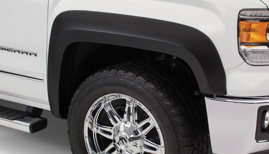 Bushwacker 19-22 GMC Sierra 1500 Extend-A-Fender Style Flares 4pc - Black - Mammoth Racing -