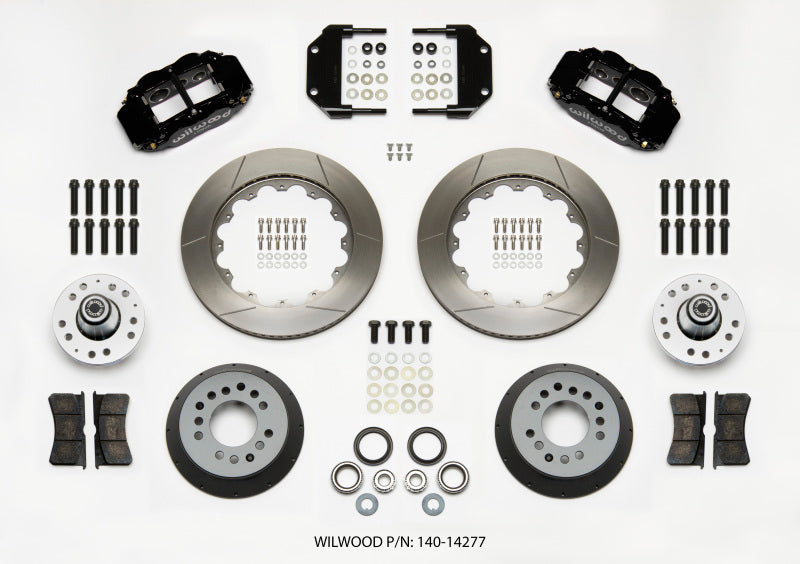 Wilwood Narrow Superlite 6R Front Hub Kit 14.00in Magnum Force Drop Spindle - My Store