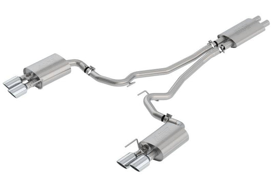 Borla 2018-2022 Ford Mustang GT Cat-Back Exhaust System Touring- Rolled Polished Tips - Mammoth Racing -