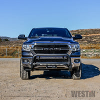 Westin 2019 Ram 1500 (Excl. Classic and Rebel) Contour LED DRL Bull Bar - Textured Black - Mammoth Racing -
