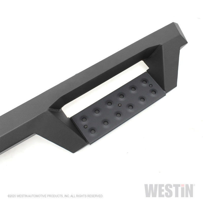 Westin 2020 Chevy Silverado 2500/3500 Crew Cab (6.5ft Bed) HDX W2W Nerf Step Bars - Textured Black - Mammoth Racing -