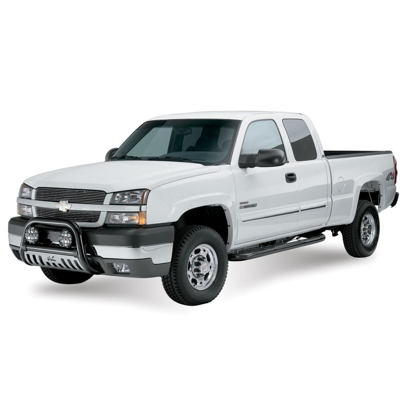 Westin 1999-2013 Chevy Silverado 1500 Crew Cab Signature 3 Nerf Step Bars - Black - Mammoth Racing -