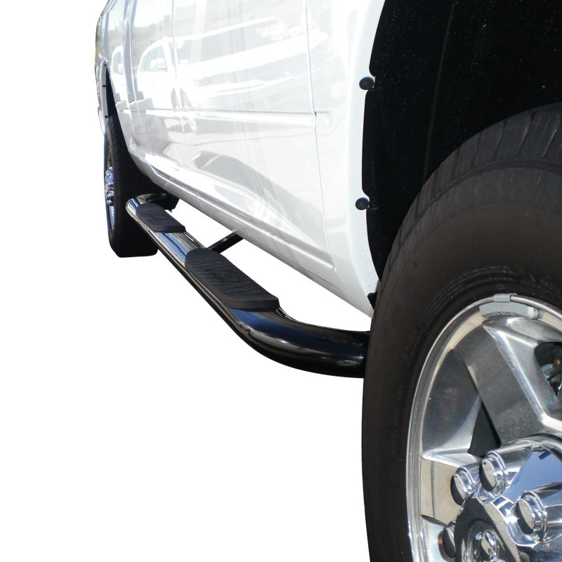 Westin 2010-2018 Dodge/Ram 25/3500 Mega Cab Platinum 4 Oval Nerf Step Bars - Black - Mammoth Racing -