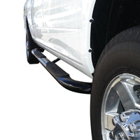 Westin 2010-2018 Dodge/Ram 25/3500 Mega Cab Platinum 4 Oval Nerf Step Bars - Black - Mammoth Racing -