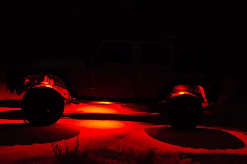 KC HiLiTES C-Series RGB LED Rock Light Kit (Incl. Wiring) - Set of 6 - Mammoth Racing -