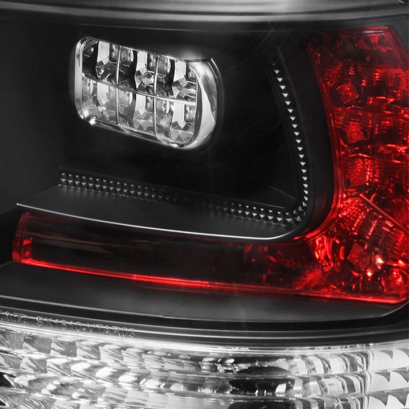 Spyder Volkswagen Touareg 03-07 LED Tail Lights Black ALT-YD-VTOU04-LED-BK - Mammoth Racing -