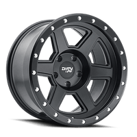 Dirty Life 9315 Compound 17x9 / 6x135 BP / -12mm Offset / 87.1mm Hub Matte Black Wheel - Mammoth Racing -