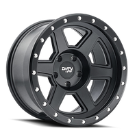 Dirty Life 9315 Compound 17x9 / 6x139.7 BP / -38mm Offset / 106mm Hub Matte Black Wheel - Mammoth Racing -