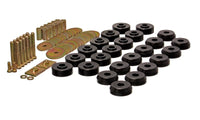 Energy Suspension Chevy 59-64 Belair/Biscayne/Caprice/Impala /59-63 El Camino Black Body Mount Set - Mammoth Racing -