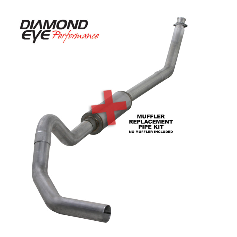 Diamond Eye KIT 4in TB HX40 DWNP 221040 SGL AL 94-02 CUMMINS 5 9L NO WARRANTY ON FITTMENT-CSTM KIT - Mammoth Racing -
