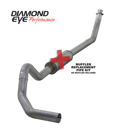Diamond Eye KIT 4in TB HX40 DWNP 221040 SGL AL 94-02 CUMMINS 5 9L NO WARRANTY ON FITTMENT-CSTM KIT - Mammoth Racing -