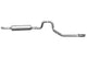 Gibson 02-05 Ford Explorer Limited 4.0l 2.5in Cat-Back Single Exhaust - Stainless - Mammoth Racing -
