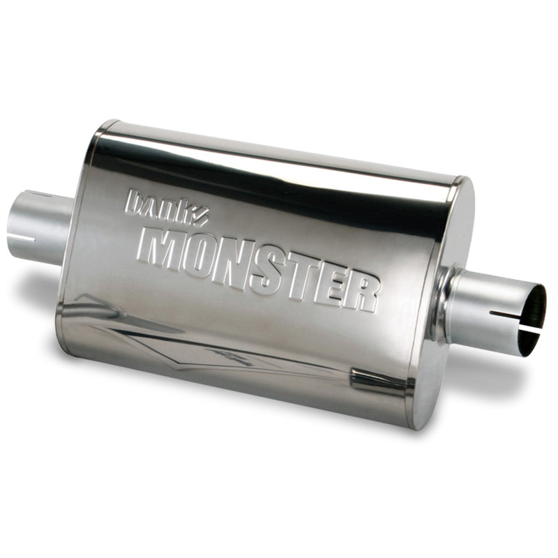 Banks Power 91-99 Jeep 4.0L Muffler - 2.5in X 2.5in S/S - Mammoth Racing -