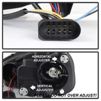 Spyder Volkswagen GTI 06-09/Jetta 06-09 Halogen Model Only - LED Halo DRL Black PRO-YD-VG06-HL-BK - Mammoth Racing -