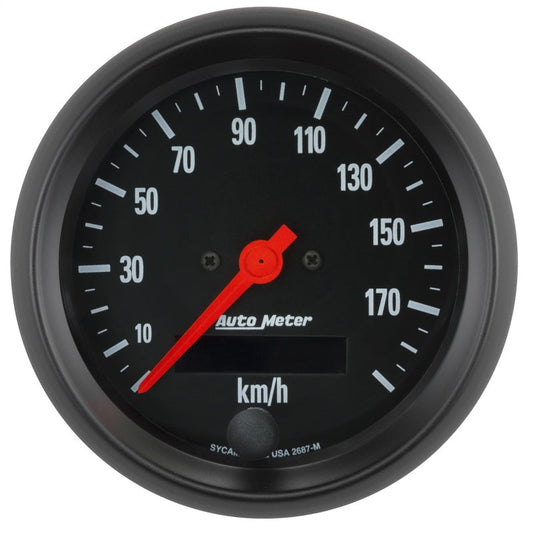 Autometer Z-Series 0-190km/h 3-3/8in Electric Prog. Speedometer W/ LCD ODO Gauge - My Store