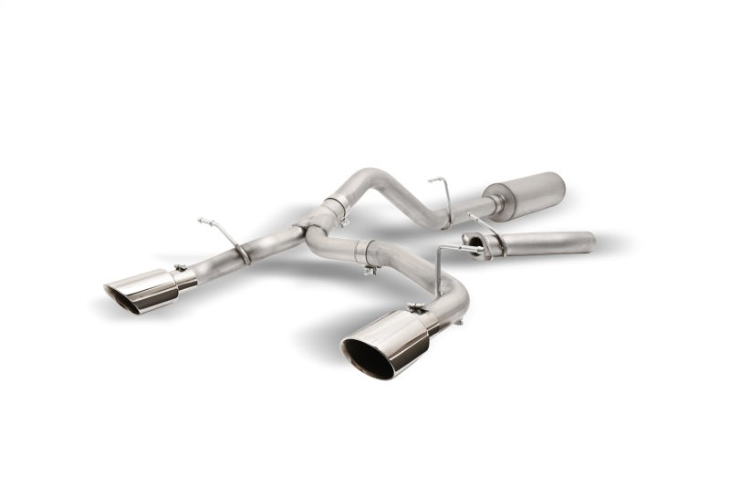 Gibson 21-22 Ford Bronco 4DR Cat-Back Dual Split Exhaust - Stainless - Mammoth Racing -