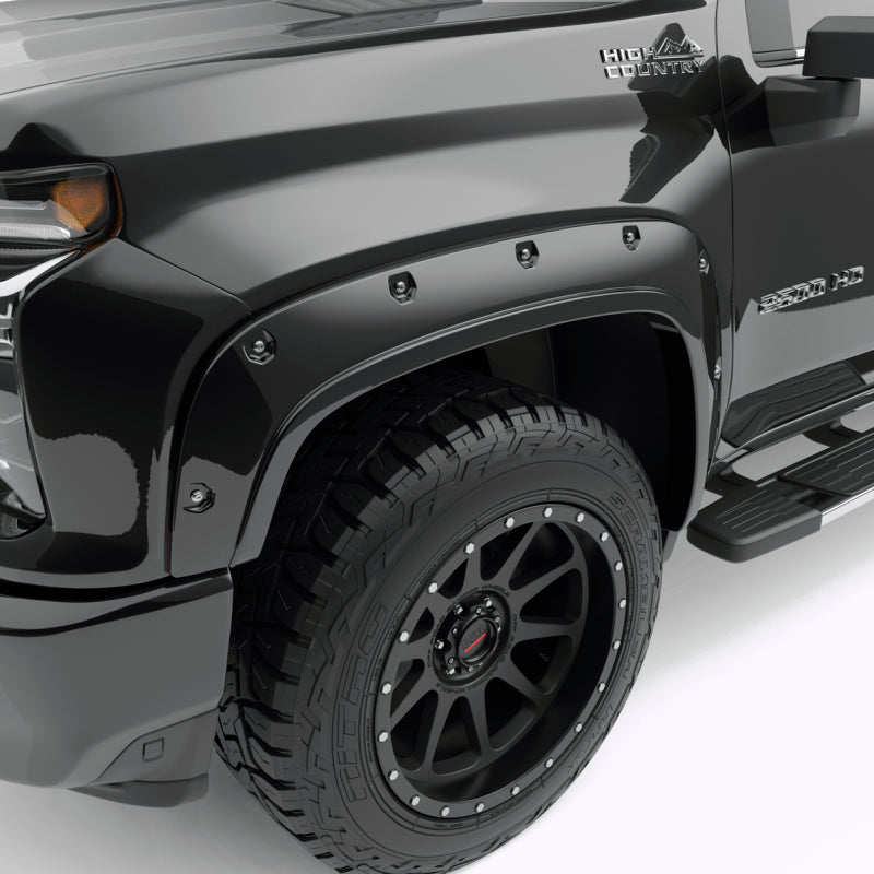 EGR 20-23 Chevrolet Silverado 2500Hd/3500Hd Traditional Bolt-On Look Fender Flares Black Set Of 4 - Mammoth Racing -