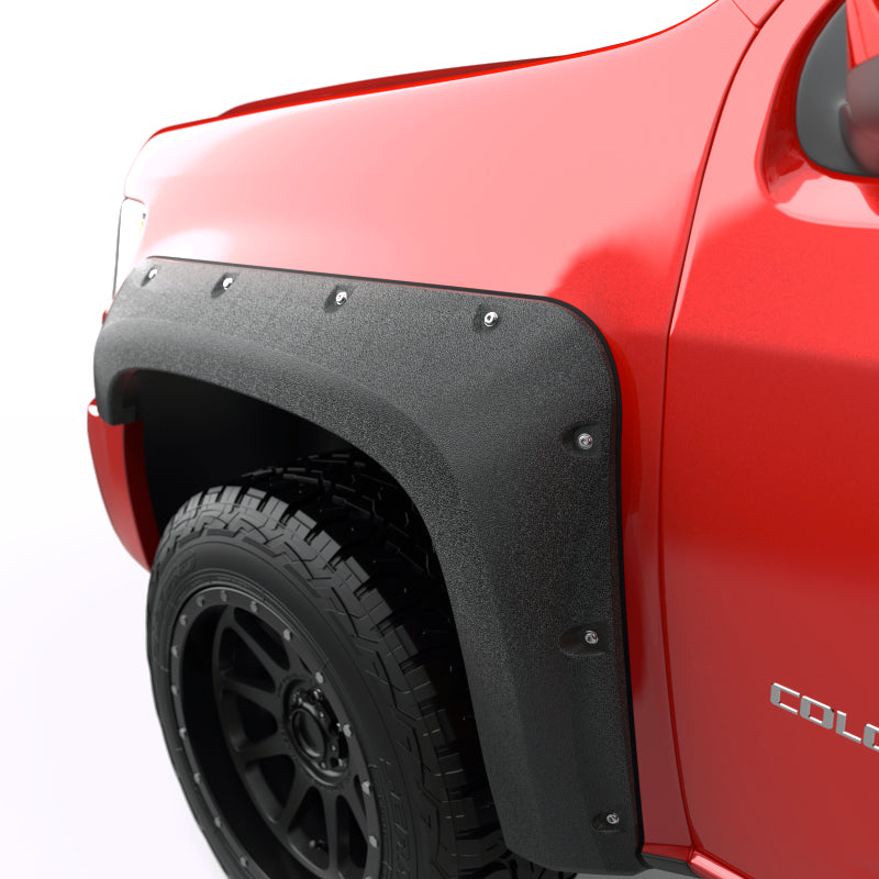 EGR 15-22 Chevrolet Colorado Bolt-On Style Fender Flares - Set - Black - Mammoth Racing -