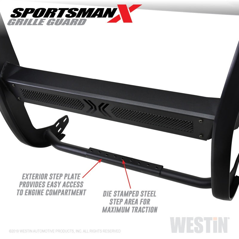 Westin 16-21 Toyota Tacoma Sportsman X Grille Guard - Tex. Blk - Mammoth Racing -