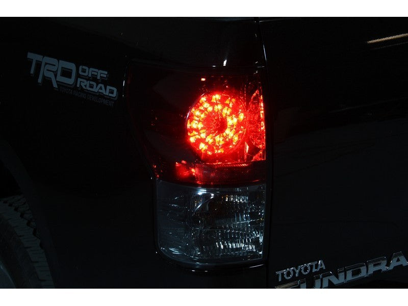 Spyder Toyota Tundra 07-13 LED Tail lights Red Clear ALT-YD-TTU07-LED-RC - Mammoth Racing -