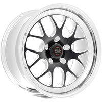 Weld S77 18x5 / 5x115mm BP / 1.6in. BS Black Wheel (High Pad) - Non-Beadlock - Mammoth Racing -