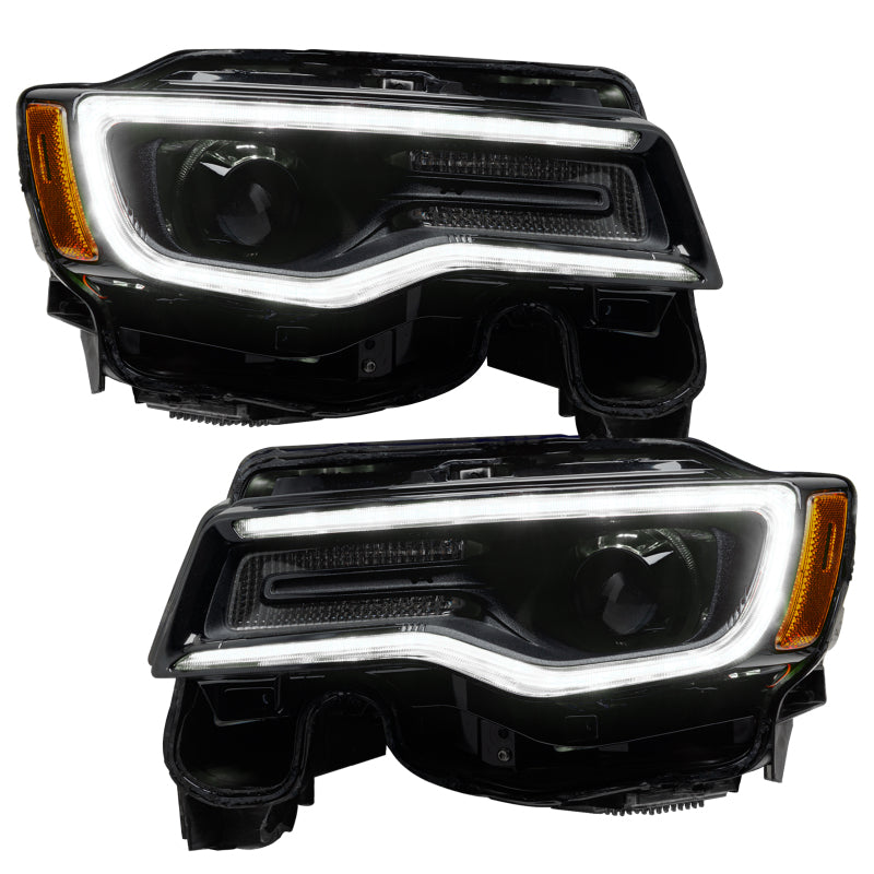 Oracle 14-21 Jeep Grand Cherokee Dynamic Headlight DRL Upgrade Kit - ColorSHIFT - Dynamic - Mammoth Racing -