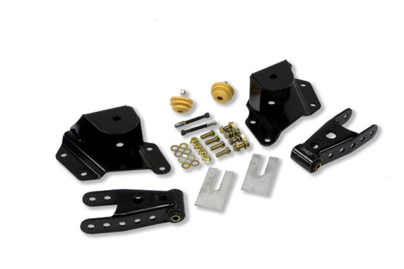 Belltech Shackle AND Hanger KIT 99-06 Gm/gmc 1500 STD CAB 4inch - Mammoth Racing -