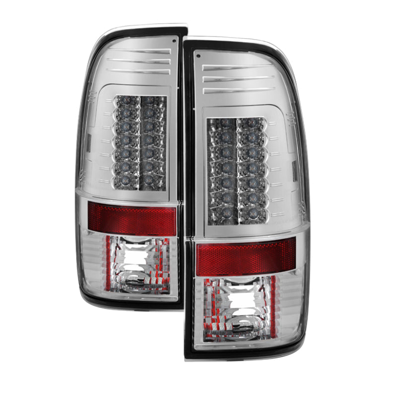 Spyder Ford F150 Styleside 97-03/F250 Version 2 LED Tail Lights Chrm ALT-YD-FF15097-LED-G2-C - Mammoth Racing -