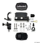 Wilwood Compact Tandem M/C - 1.12in Bore w/RH Bracket and Valve (Mustang Pushrod) - Black - My Store