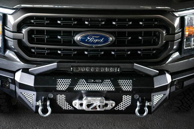 DV8 Offroad 21-22 Ford F-150 MTO Series Winch Front Bumper - Mammoth Racing -