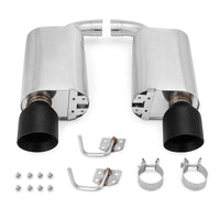 Mishimoto 2015+ Ford Mustang GT Street Axleback Exhaust w/ BlackTips - Mammoth Racing -