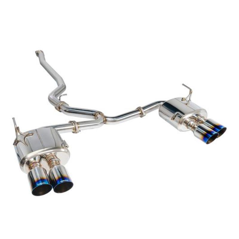 Remark 2015+ Subaru WRX/STi 4in Quad Cat-Back Exhaust Stainless Single Resonated - My Store