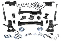 Superlift 07-16 Chevy Silv/GMC Sierra 4WD w/ Cast Steel Control Arms 8in Lift Kit w/ SLF Rear Shocks - Mammoth Racing -