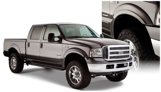 Bushwacker 99-07 Ford F-250 Super Duty Styleside OE Style Flares 4pc - Black - Mammoth Racing -